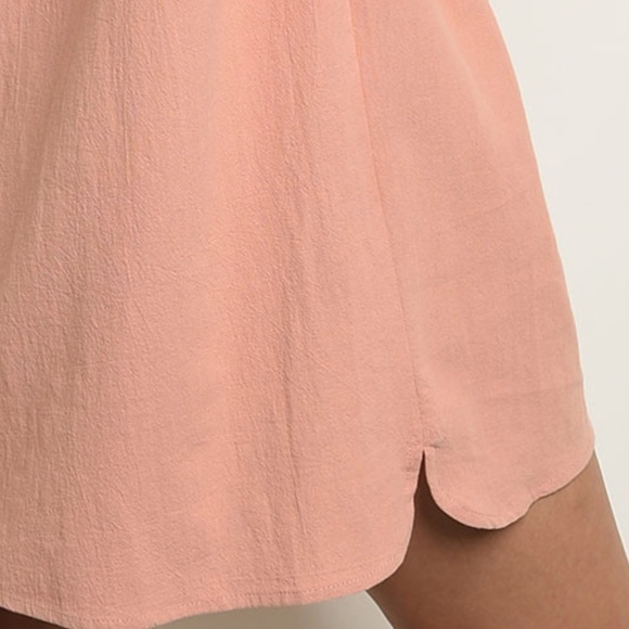 💕 Blush Crochet Detail Tunic Dress - Picture 5 of 6